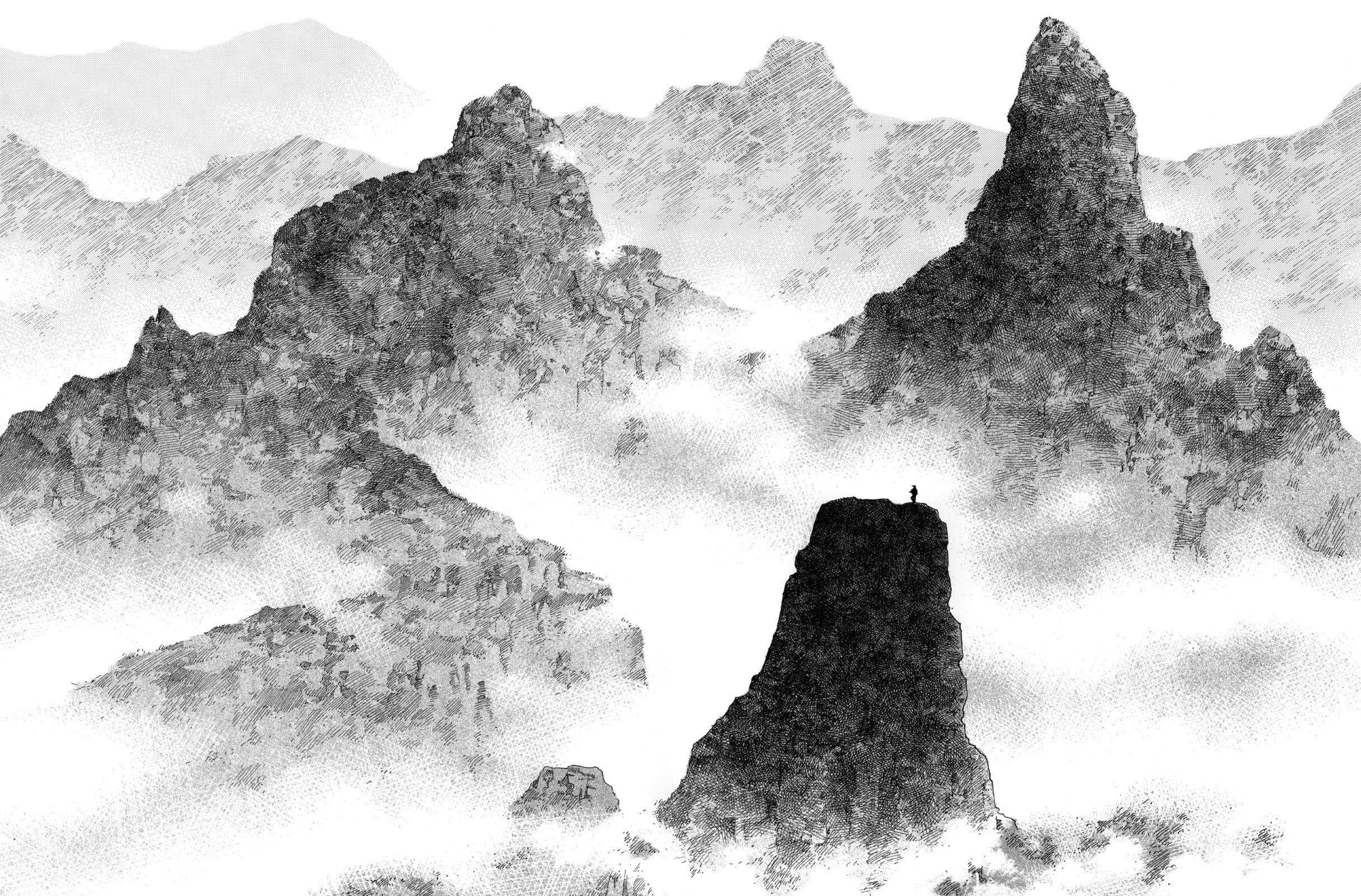 Mountain illustration